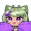 aquaxCHEER emote for Discord