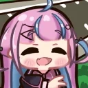 AquaPeaceOut animated emote for Discord, Twitch and Slack