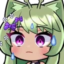 aquaxMONKA emote for Discord