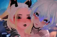 AriKissesLuna emote for Discord