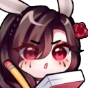 AyuuNoting emote for Discord