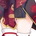 ayameThighs emote for Discord