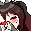 AyuuHearts emote for Discord