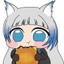 AyashaBurger emote for Discord