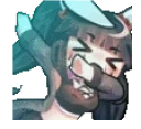 AyuuVibeHard emote for Discord