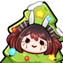 AyuuXmasWiggle emote for Discord