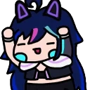 Ayami2059happy emote for Discord