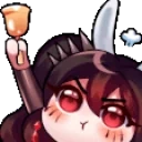 AyuuDinkDonk emote for Discord