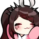 AyuuBlankies emote for Discord