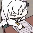 AzusaNoted emote for Discord