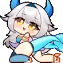 AzuTwerkie emote for Discord