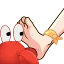 azuFeetLick emote for Discord