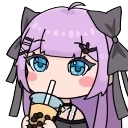 AzusaBoba emote for Discord