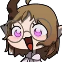 Azuyapping emote for Discord