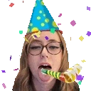 bbytesBirthdayHole emote for Discord