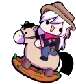 BBEmiiyeehaw emote for Discord