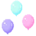 bdayballoons emote for Discord