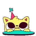 birthdayCat emote for Discord