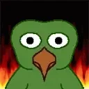 BirdgeStareFire emote for Discord