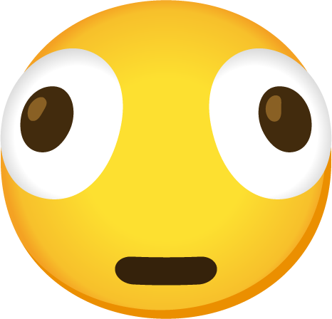 DistortedFaceEmoji emote for Discord