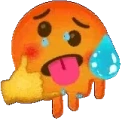 AufSchmelzediSchmalzediSchmolz emote for Discord