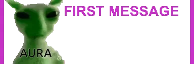 AuraFirstMessage emote for Discord
