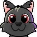 AuroraWolflol emote for Discord