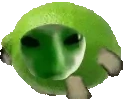 AuraAlienCatRun emote for Discord