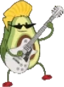 avocadoVibe animated emote for Discord, Twitch and Slack