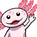 AxolWave emote for Discord