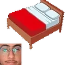 bksalmBed emote for Discord