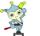 bluebadgerPls emote for Discord