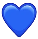 blueheart emote for Discord