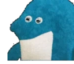BlueGuyDeadHard emote for Discord