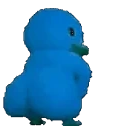 blue_duckass emote for Discord