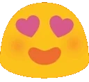 blobhearteyes emote for Discord