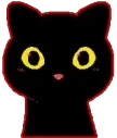 Blackocat emote for Discord