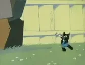 BlackCatWalkingSmoking emote for Discord