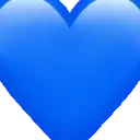 BlueHeartVanish emote for Discord