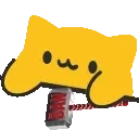 Blob_bongoBAN emote for Discord