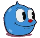 bluecuphead emote for Discord