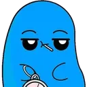 BlueLate emote for Discord