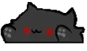 Black_bongocat emote for Discord
