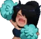 bluCheering emote for Discord