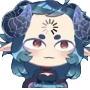 blueDOWNLOADED emote for Discord