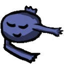 BlueberryClemDab emote for Discord