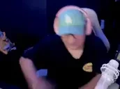 BiscArriveStare emote for Discord