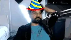 birthdAINING emote for Discord