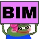 bimCheer animated emote for Discord, Twitch and Slack