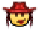 cowgirl emote for Discord